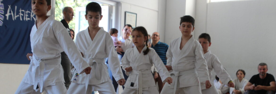 Nuovi allievi di Karate Alfieri