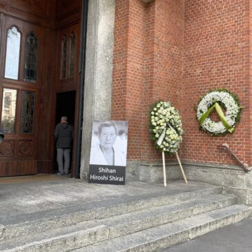 Karate Alfieri a Milano per il funerale del Maestro Hiroshi Shirai – Karate italiano in lutto