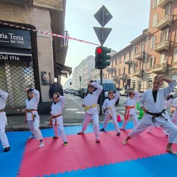 Karate Alfieri partecipa alla Festa di Via Frejus